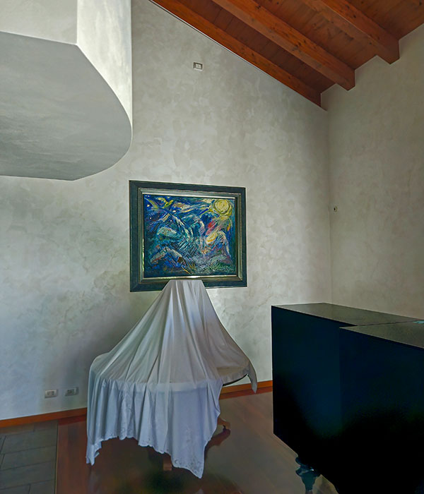 Parete effetto perlato